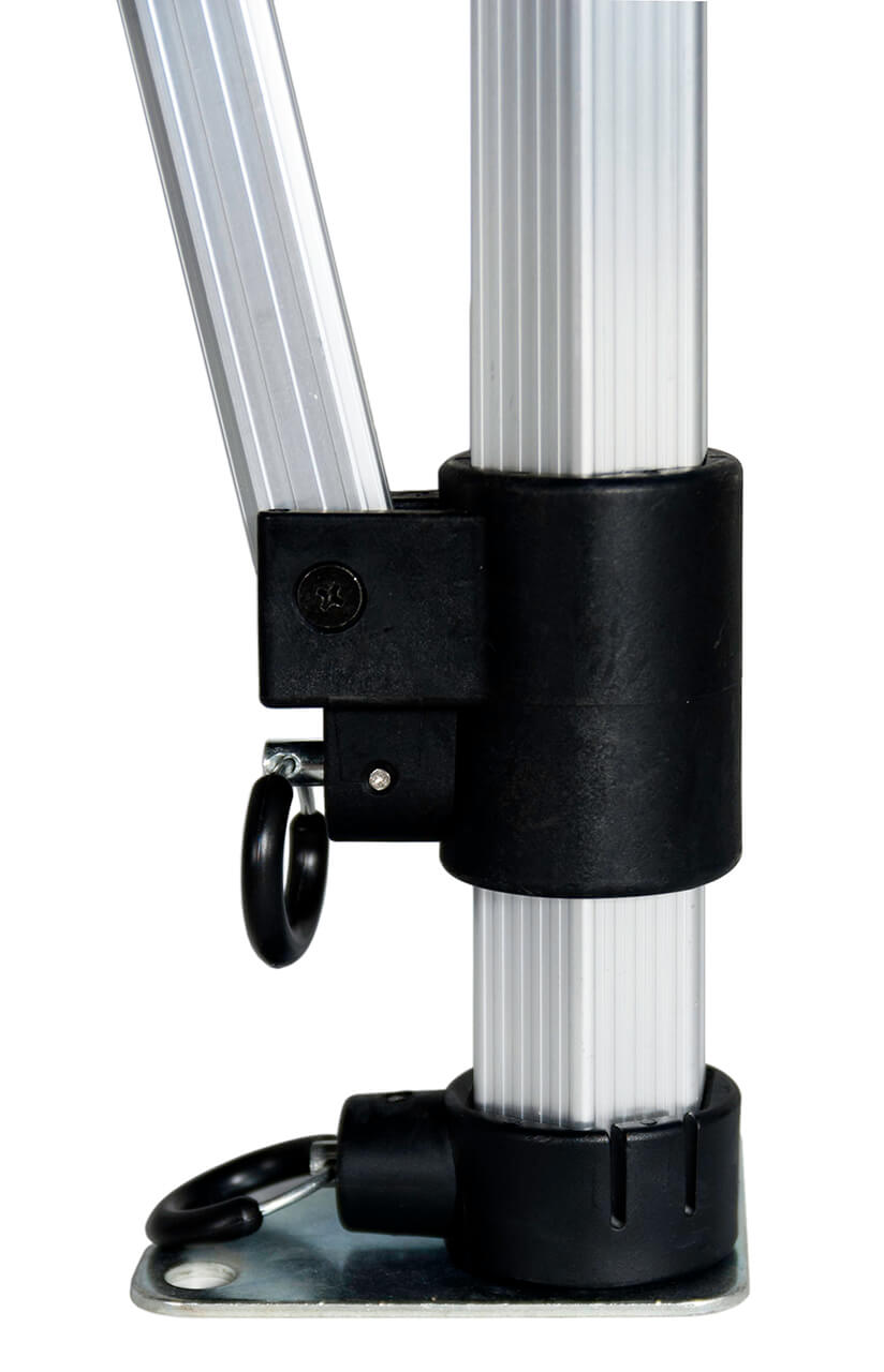 Faltpavillon 3x6 m - STORM Faltzelt – 45 mm Sechskant-Aluminium STORM45 Serie / 230g/m²-Teilbedruckung Oxford-Polyester / Grün