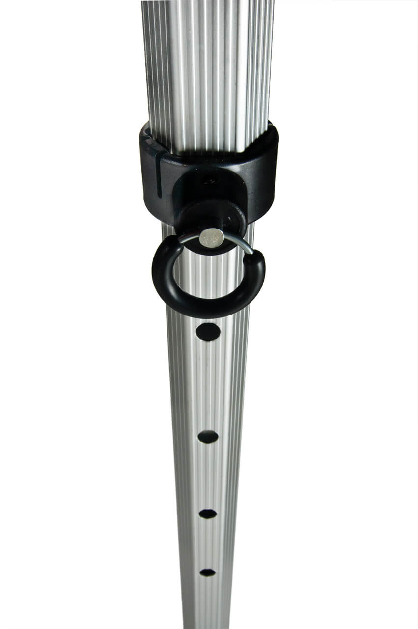 Faltpavillon 3x6 m - STORM Faltzelt – 45 mm Sechskant-Aluminium STORM45 Serie / 230g/m²-Teilbedruckung Oxford-Polyester / Grün