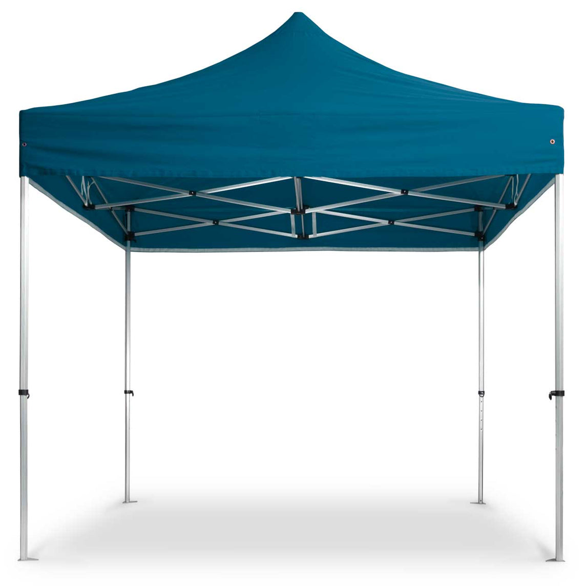 Faltpavillon 3x3 m – STORM Faltzelt – 45 mm Sechskant-Aluminium STORM45 Serie / 320g/m² Oxford-Polyester / Himmelblau