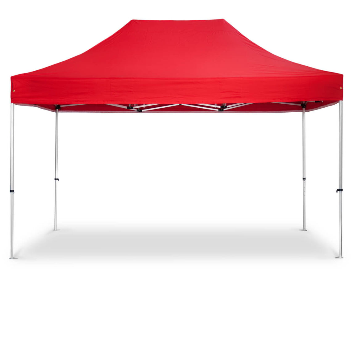 Faltpavillon 2x3 m – STORM Faltzelt – 45 mm Sechskant-Aluminium STORM45 Serie / 230g/m²-Vollbedruckung Oxford-Polyester / Rot