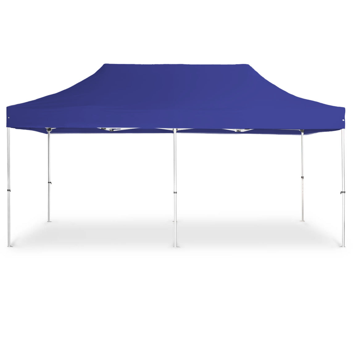 Faltpavillon 3x6 m - STORM Faltzelt – 45 mm Sechskant-Aluminium STORM45 Serie / 320g/m² Oxford-Polyester / Königsblau