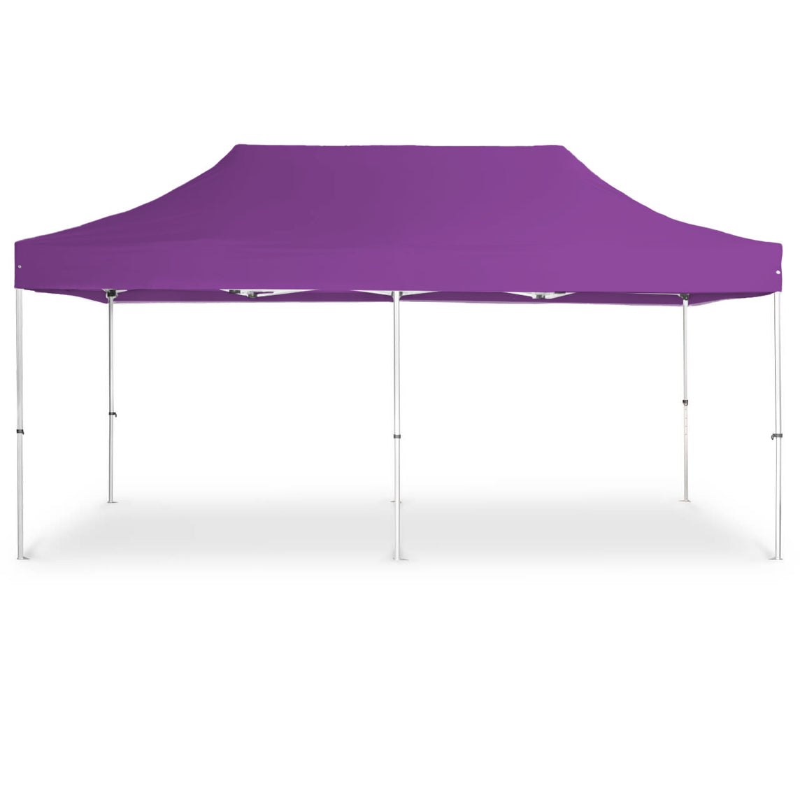 Faltpavillon 3x6 m - STORM Faltzelt – 45 mm Sechskant-Aluminium STORM45 Serie / 230g/m²-Vollbedruckung Oxford-Polyester / Lila