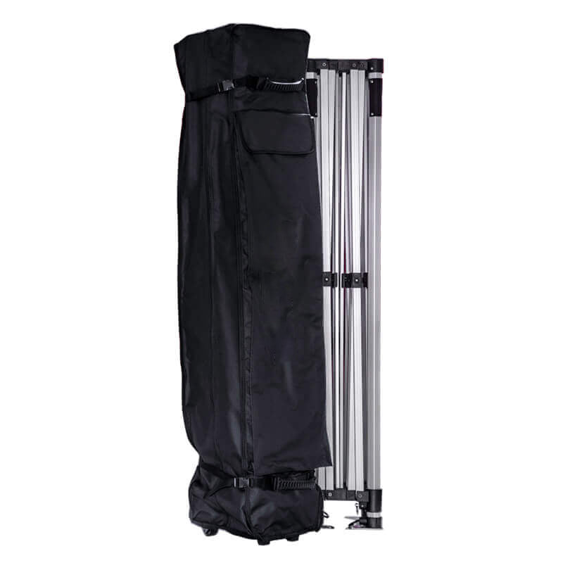 Faltpavillon 3x3 m – STORM Faltzelt – 45 mm Sechskant-Aluminium STORM45 Serie / 320g/m² Oxford-Polyester / Schwarz