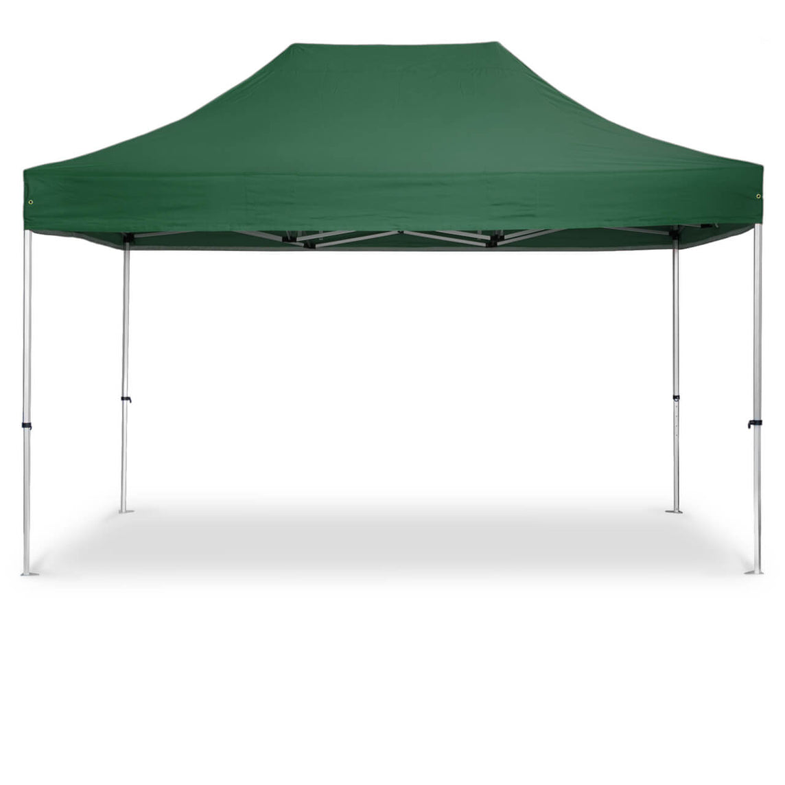 Faltpavillon 2x3 m – STORM Faltzelt – 45 mm Sechskant-Aluminium STORM45 Serie / 320g/m² Oxford-Polyester / Grün
