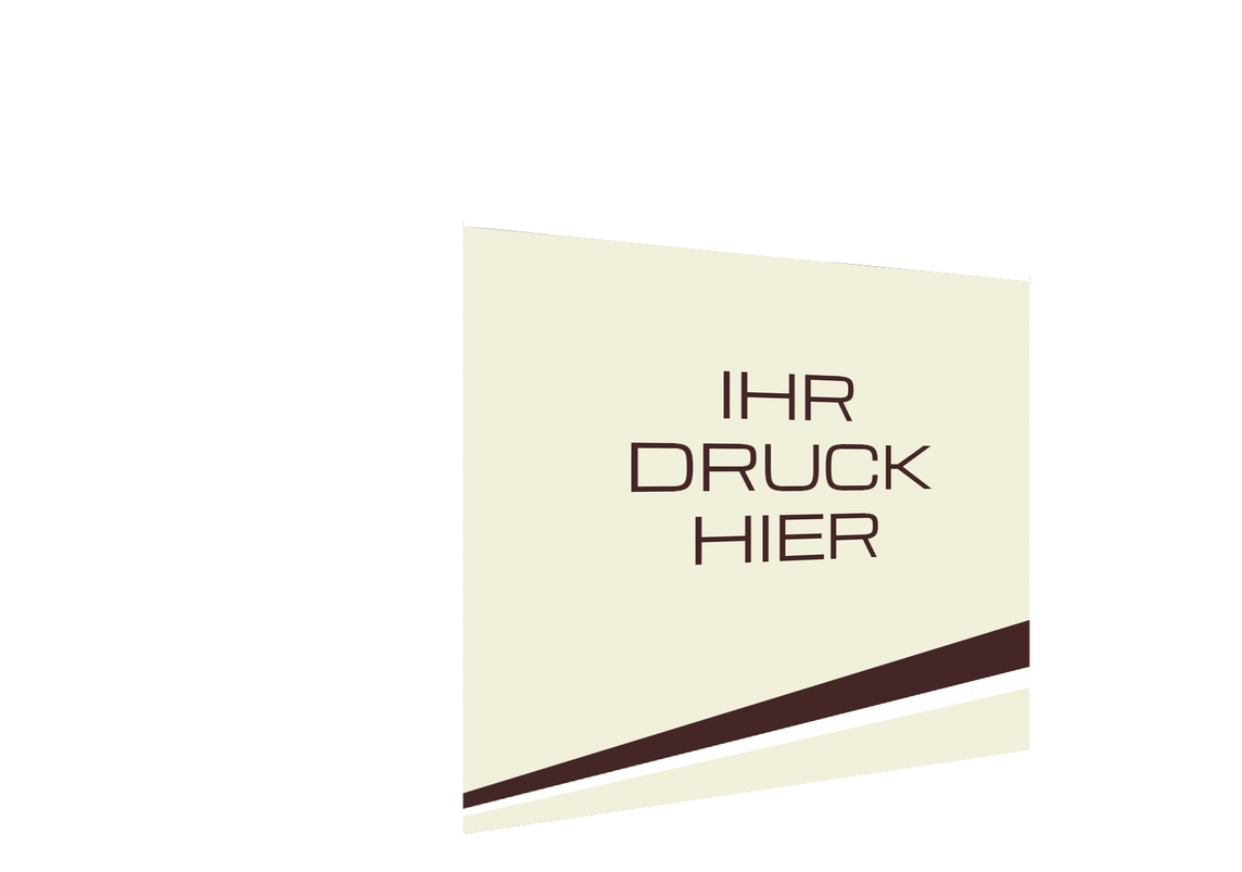 Geschlossene vordere Seitenwand bedruckt und B1-zertifiziert für Stormtent 3x3 m Beige in 320g/m²