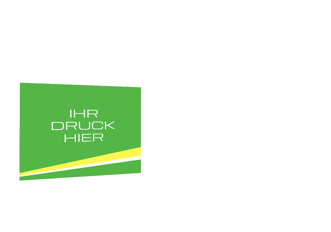 Geschlossene hintere Seitenwand bedruckt und B1-zertifiziert für Stormtent 3x6 m Lime in 320g/m²