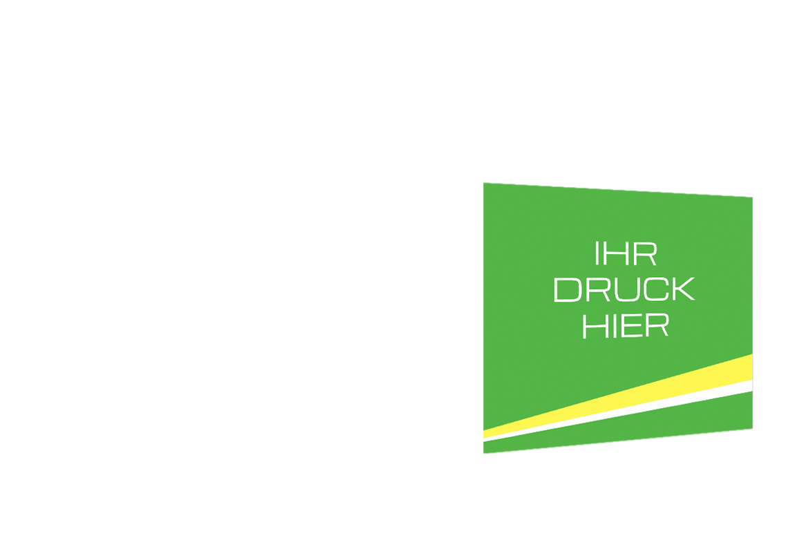 Zweite geschlossene vordere Seitenwand bedruckt und B1-zertifiziert für Stormtent 3x6 m Lime in 320g/m²