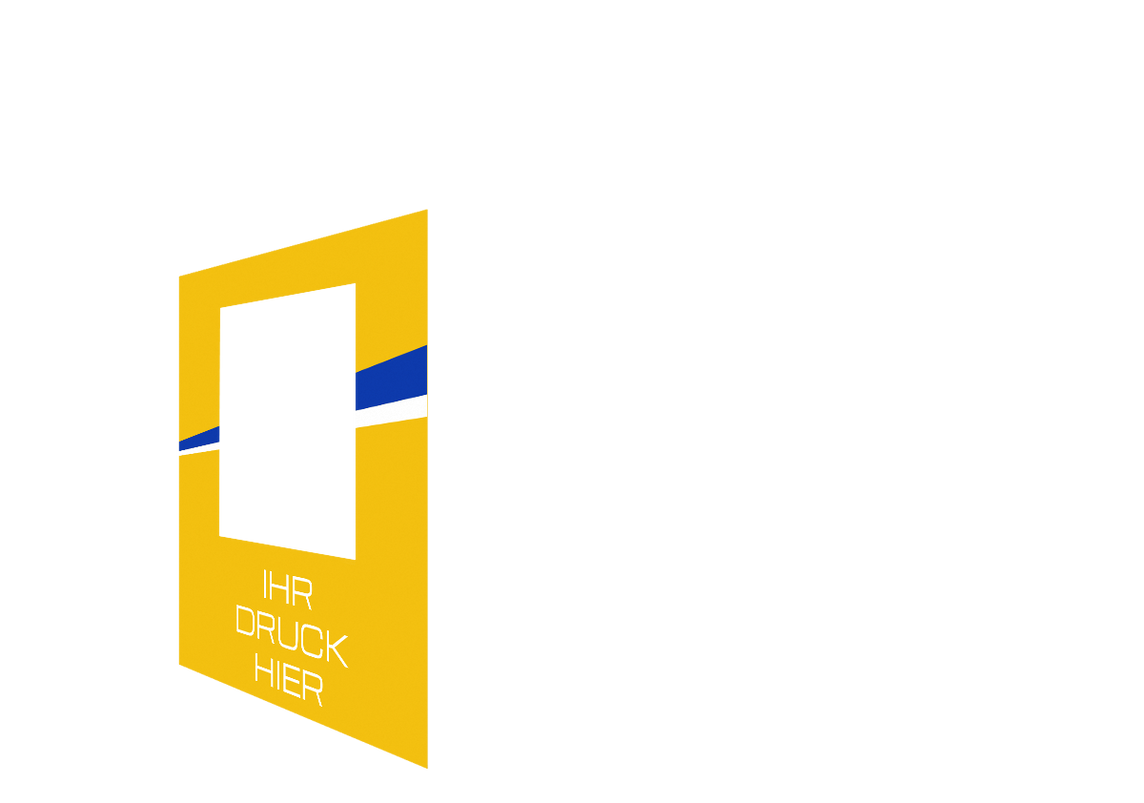 Linke Seitenwand bedruckt und B1-zertifiziert mit Fenster für Stormtent 3x3 m Gelb in 320g/m²