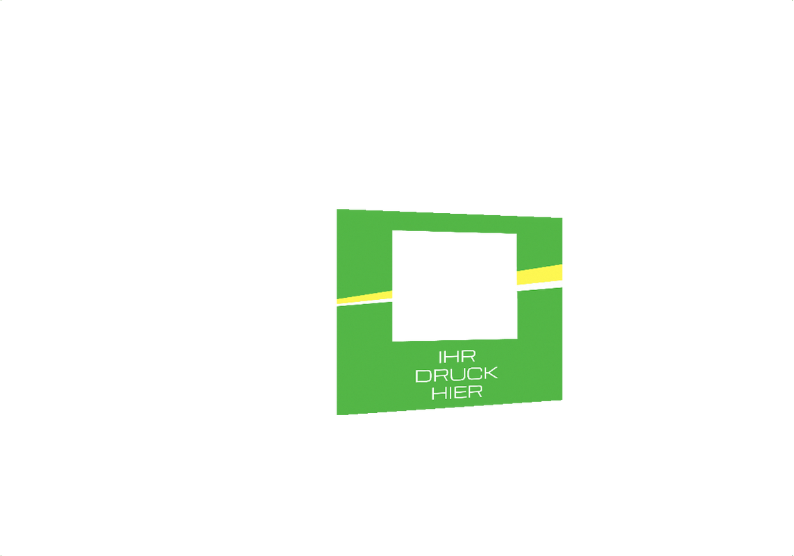 Zweite hintere Seitenwand bedruckt und B1-zertifiziert mit Fenster für Stormtent 3x6 m Lime in 320g/m²