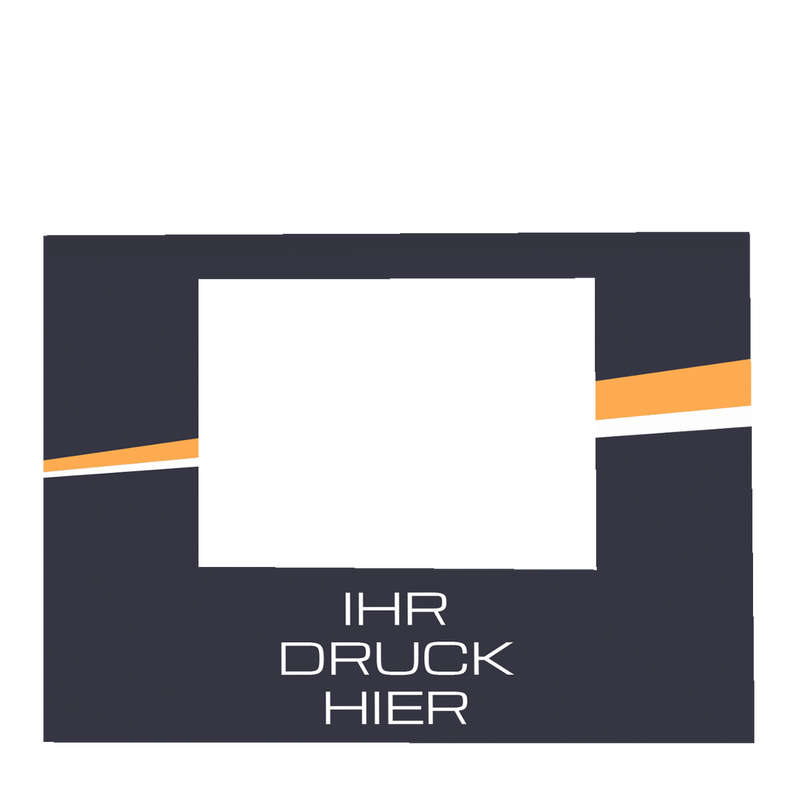 Seitenwand 3 m für Faltpavillon – STORM – Mit Fenster / 320 g/m² inkl. Vollbedruckung B1-zertifiziert STORM45 / Navyblau – 1