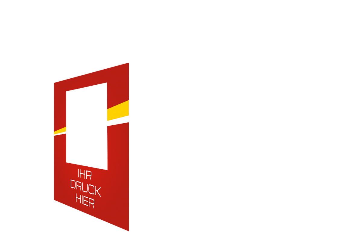 Linke Seitenwand bedruckt und B1-zertifiziert mit Fenster für Stormtent 2x2 m Rot in 320g/m²