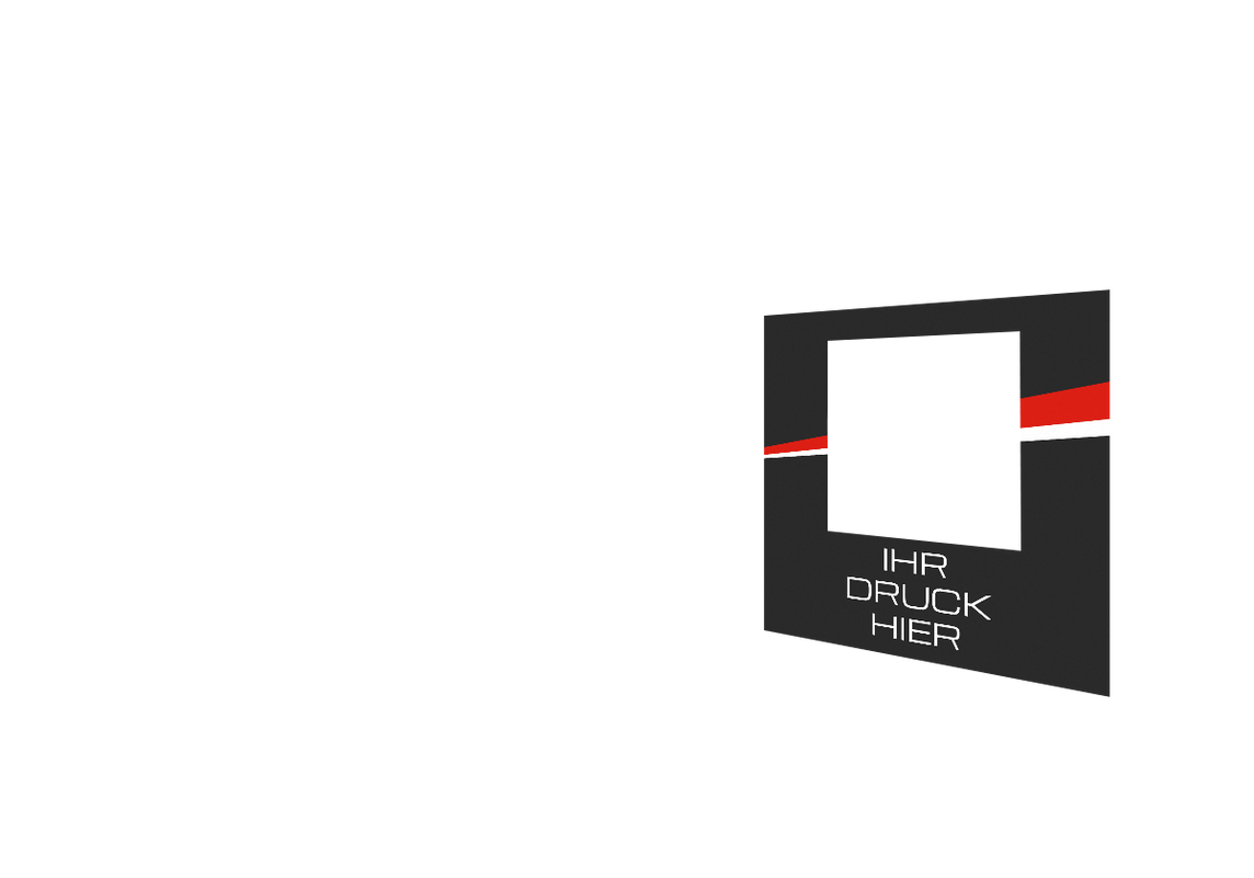Rechte Seitenwand bedruckt und B1-zertifiziert mit Fenster für Stormtent 3x4,5 m Schwarz in 320g/m²