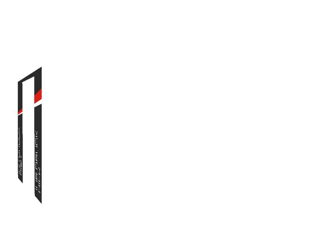 Linke Seitenwand bedruckt und B1-zertifiziert mit Tür für Stormtent 3x6 m Schwarz in 320g/m²