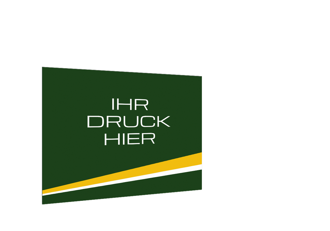 Geschlossene vordere Seitenwand bedruckt für Stormtent 3x6 m Grün in 320g/m²