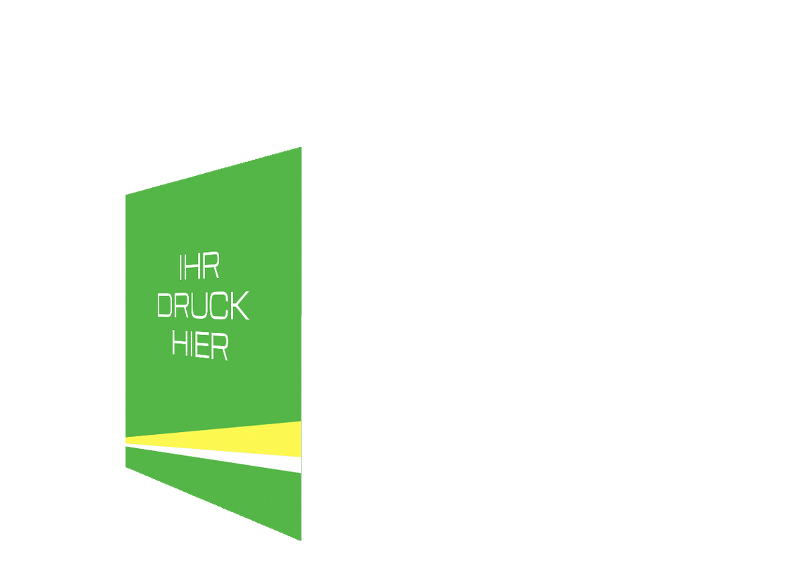 Geschlossene linke Seitenwand bedruckt für Stormtent 3x3 m Lime in 320g/m²