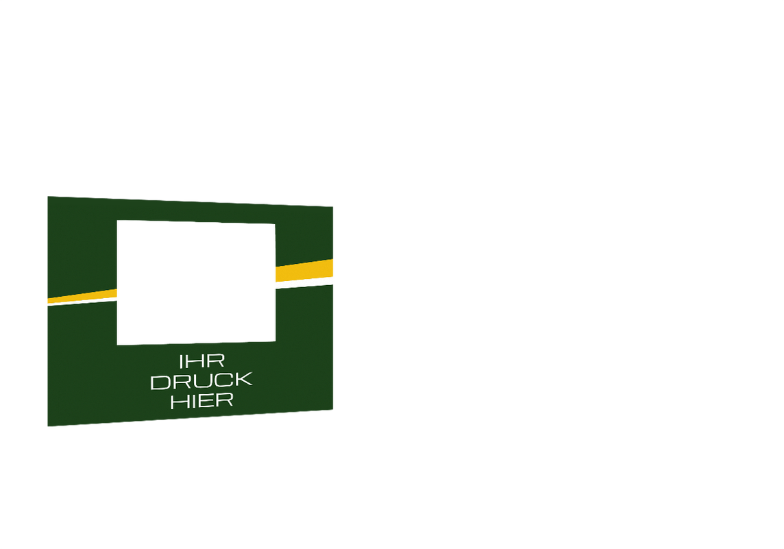 Hintere Seitenwand bedruckt mit Fenster für Stormtent 3x6 m Grün in 320g/m²