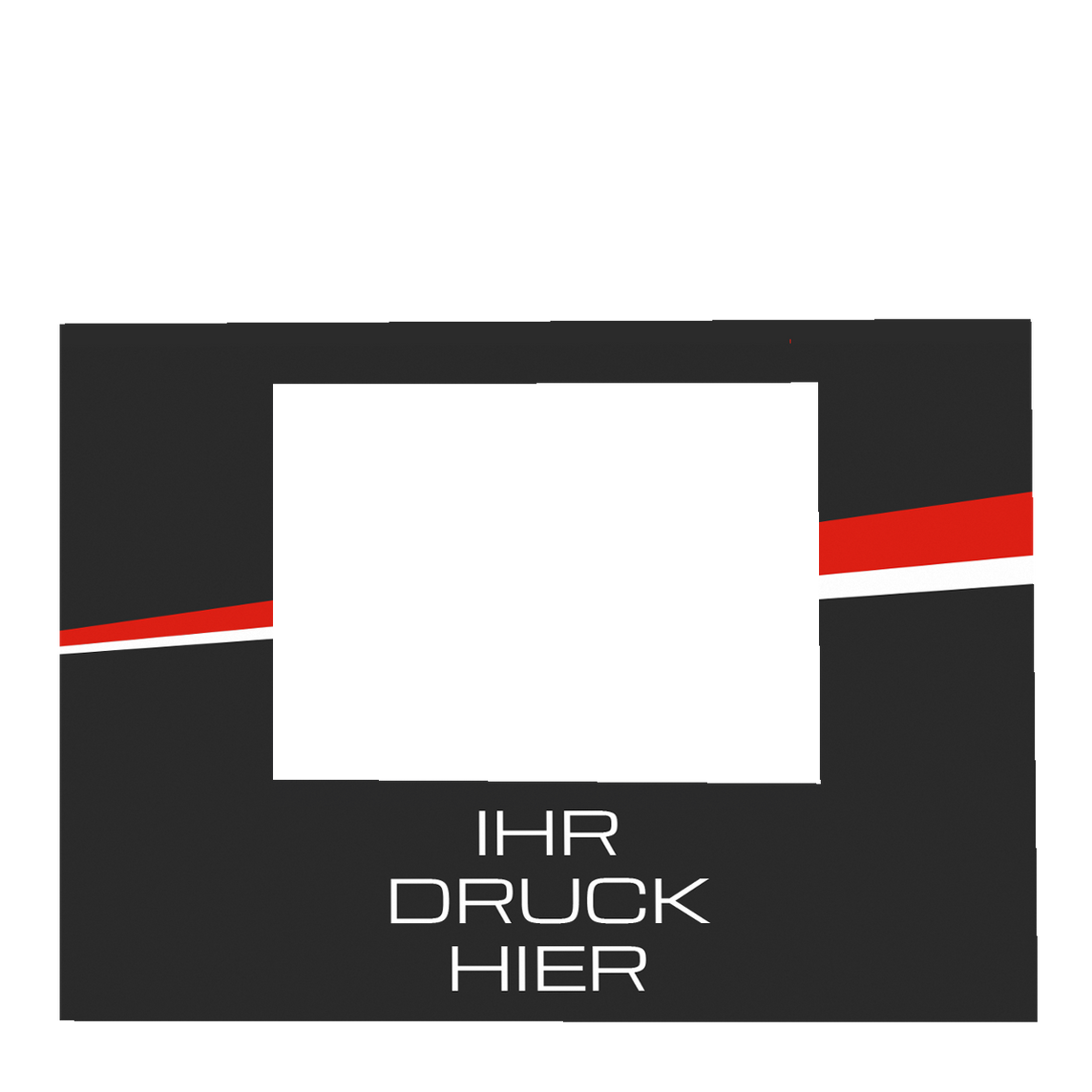 Seitenwand 3 m für Faltpavillon – STORM – Mit Fenster / 320 g/m² inkl. Vollbedruckung STORM45 / Schwarz – 1