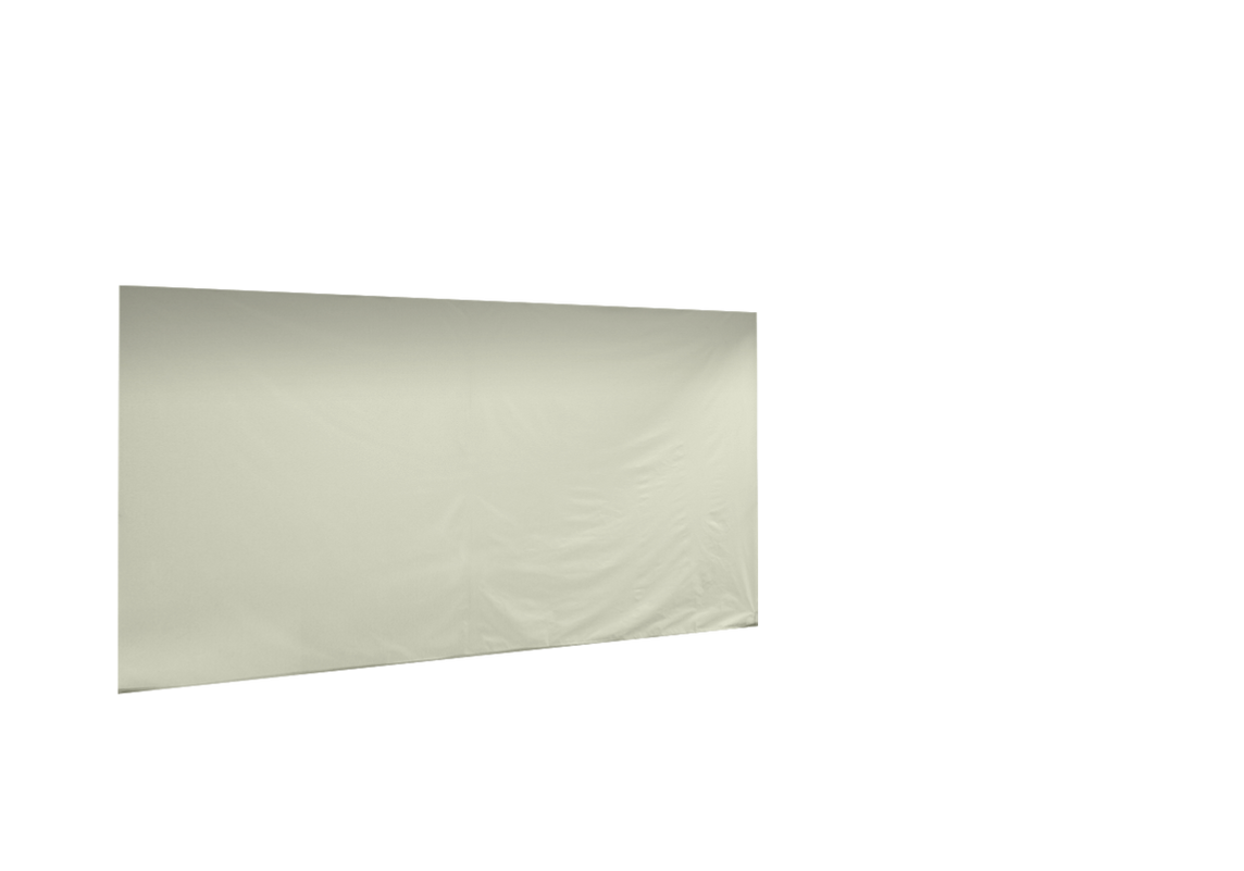 Geschlossene hintere Seitenwand für Stormtent 2x3 m Beige in 320g/m²