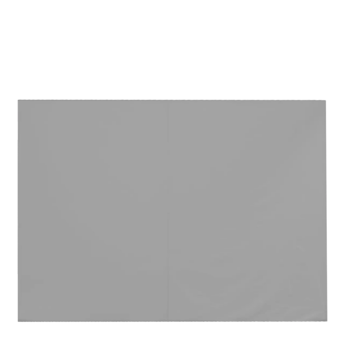 Seitenwand 3 m für Faltpavillon – STORM – Geschlossen / 320 g/m² STORM45 / Grau – 1