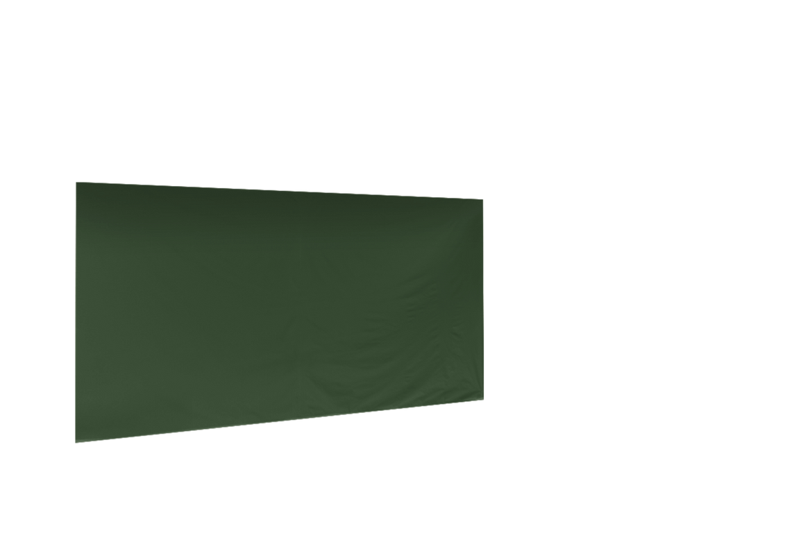 Geschlossene hintere Seitenwand für Stormtent 2x3 m Grün in 320g/m²