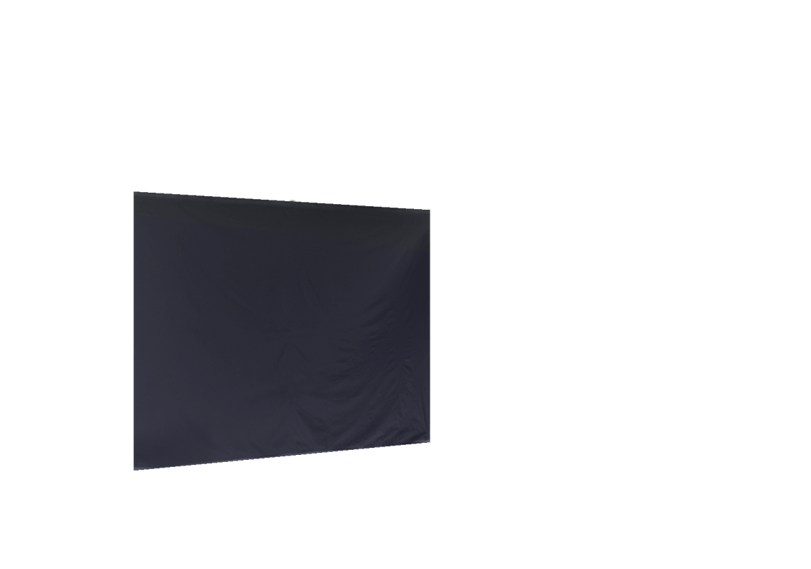 Geschlossene hintere Seitenwand für Stormtent 2x2 m Navyblau in 320g/m²