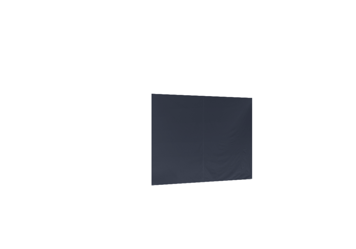 Zweite geschlossene hintere Seitenwand für Stormtent 3x6 m Navy in 320g/m²
