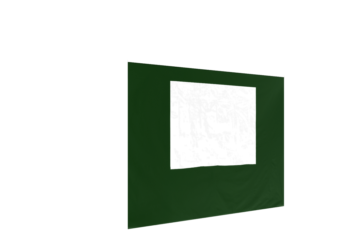 Vordere Seitenwand mit Fenster für Stormtent Grün in 320g/m²
