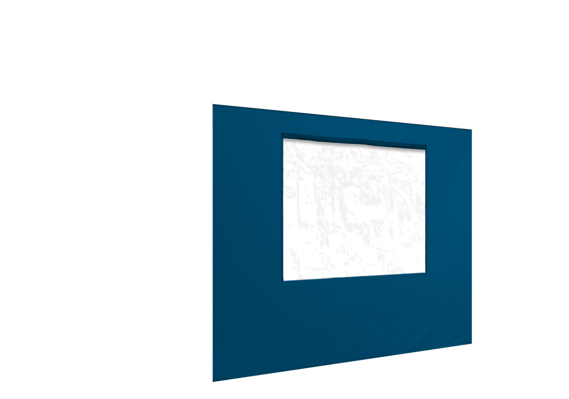 Vordere Seitenwand mit Fenster für Stormtent Himmelblau in 320g/m²