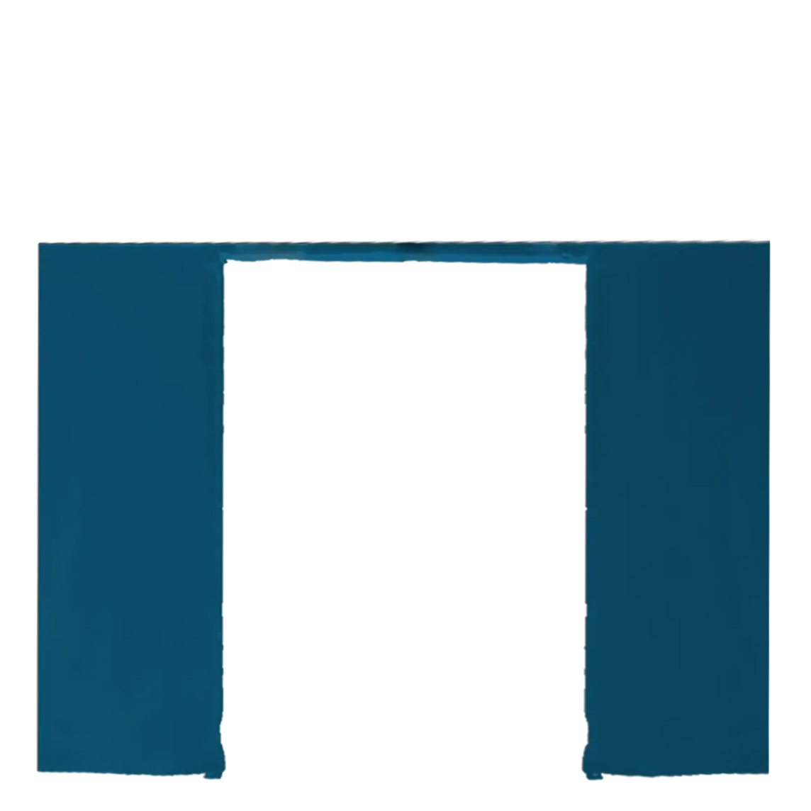 Seitenwand 3 m für Faltpavillon – STORM – Mit Tür / 320 g/m² STORM45 / Himmelblau – 1