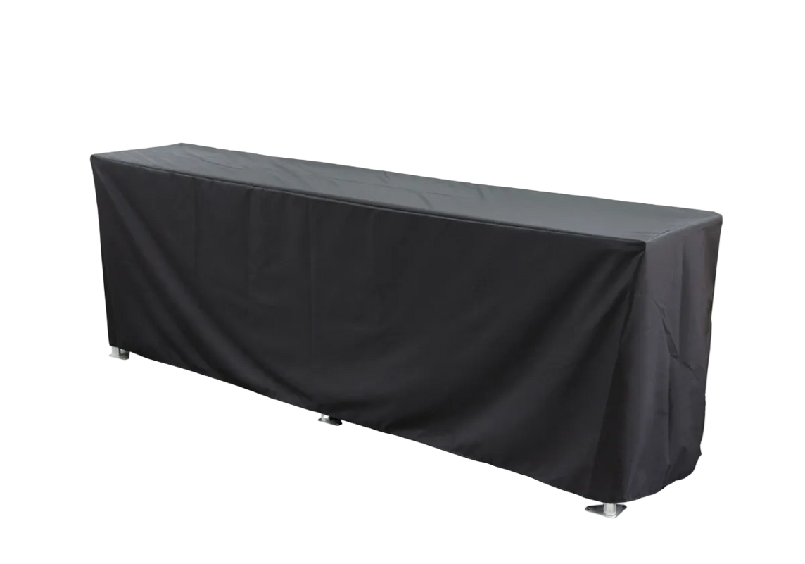 Husse für Tisch in Schwarz – 140x53 cm für 2m-Pavillon / Schwarz – 1