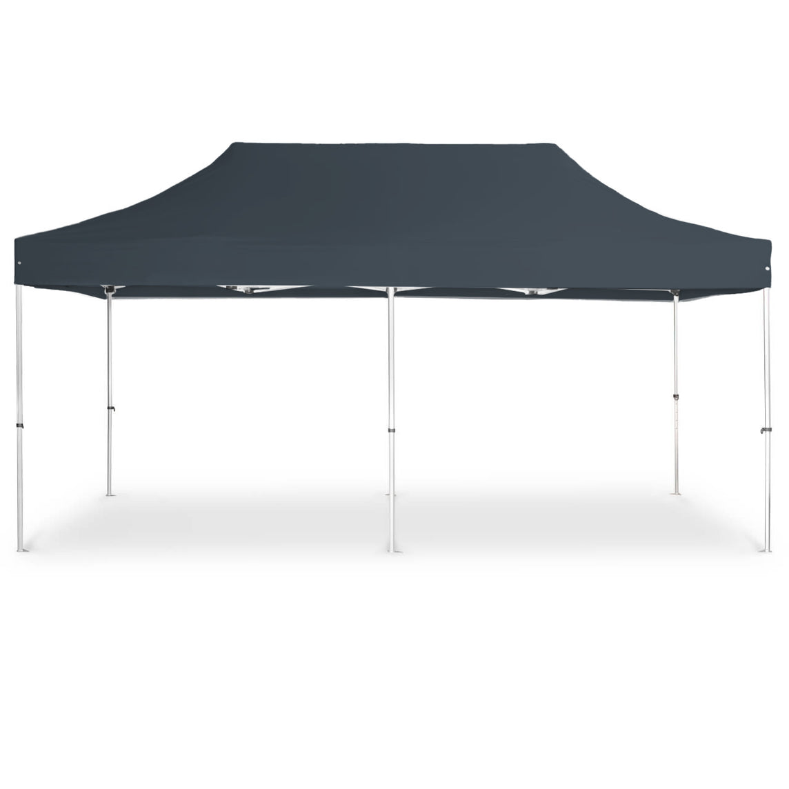 Faltpavillon 3x6 m - STORM Faltzelt – 45 mm Sechskant-Aluminium STORM45 Serie / 320g/m² Oxford-Polyester / Anthrazit